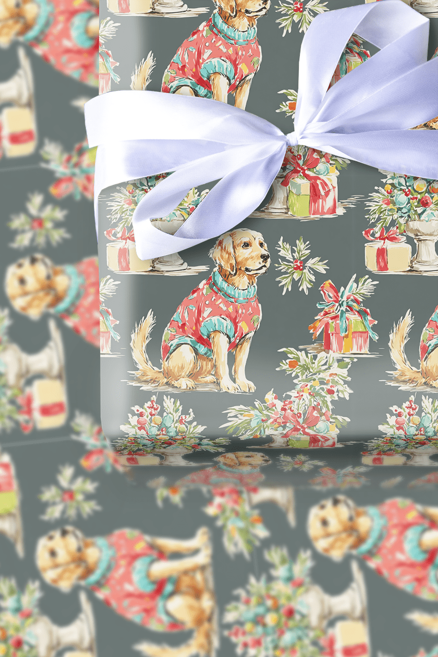 City Golden - Wrapping Paper - Aspen & Arlo