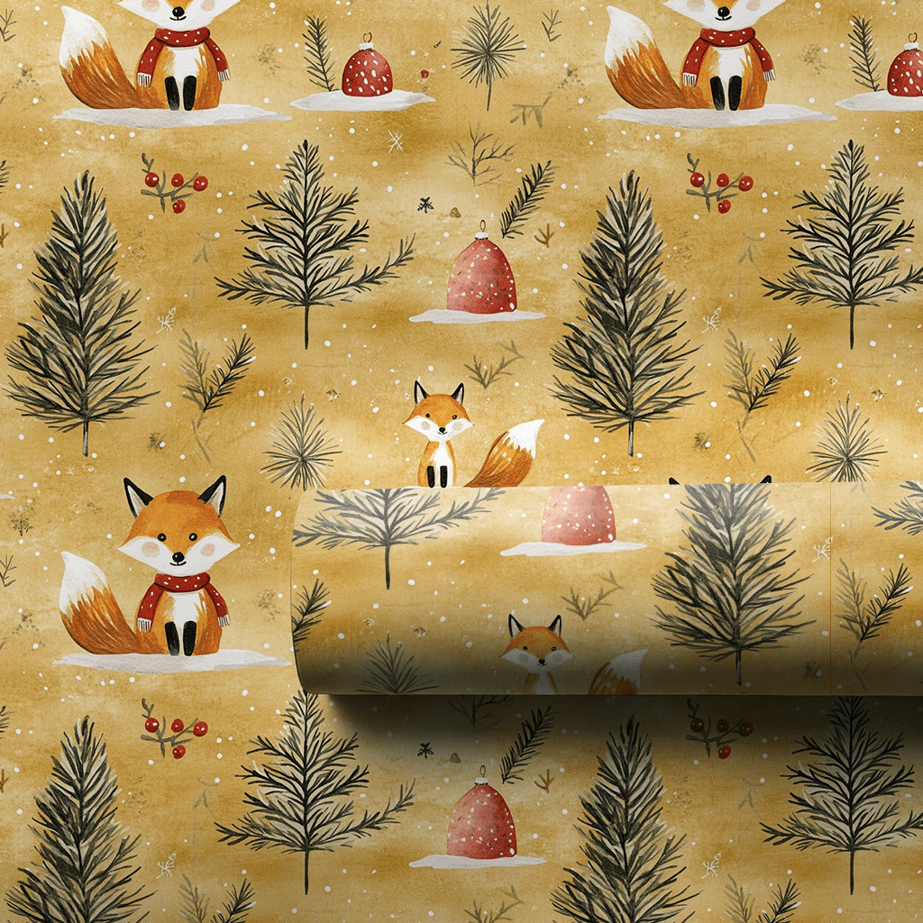 Fox Frost - Wrapping Paper - Aspen & Arlo