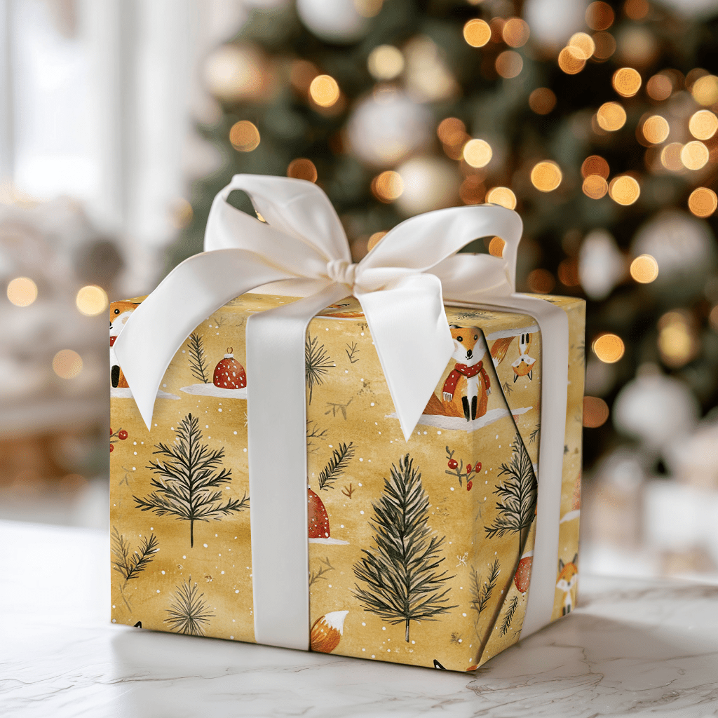 Fox Frost - Wrapping Paper - Aspen & Arlo