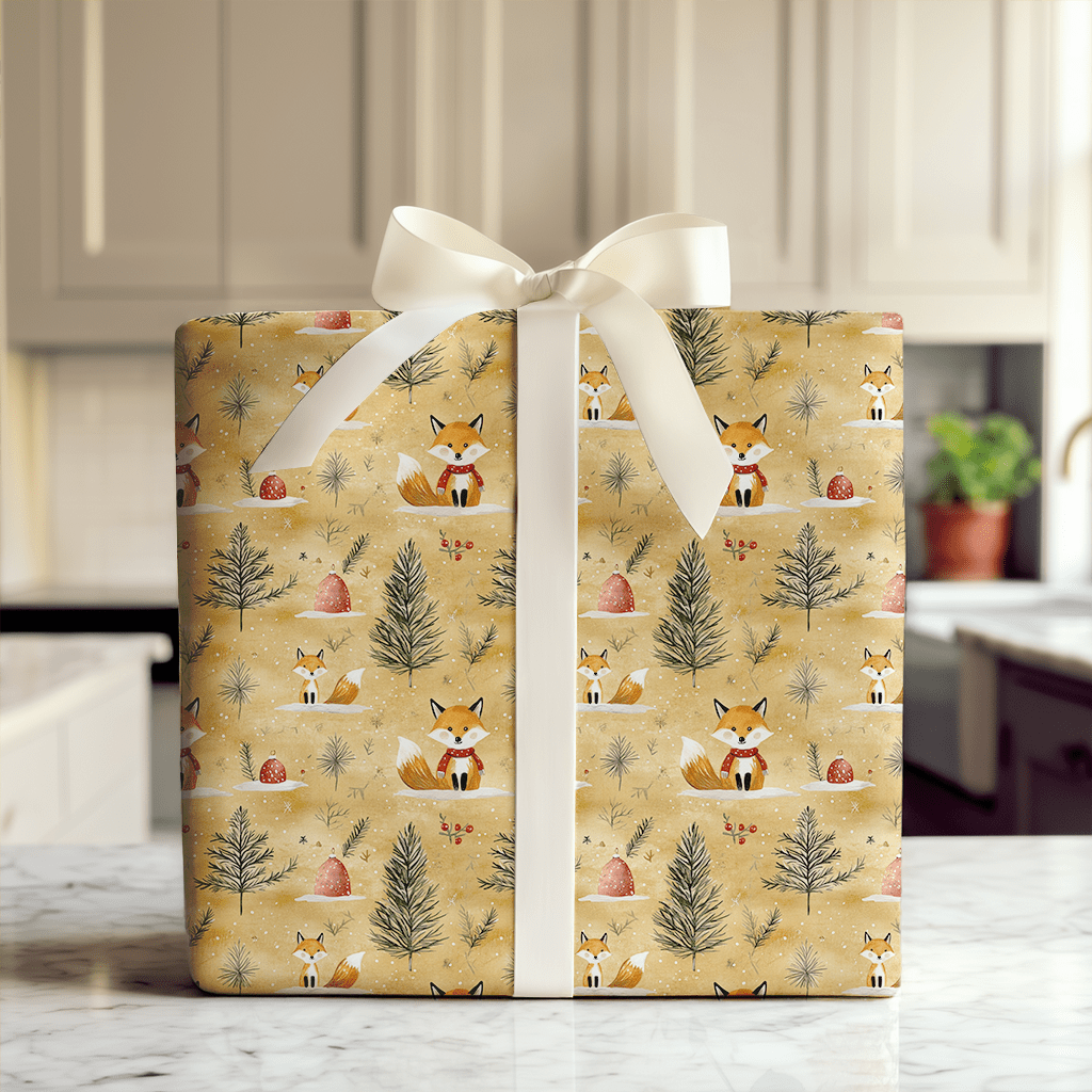 Fox Frost - Wrapping Paper - Aspen & Arlo