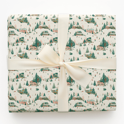 Ski Lodge Christmas - Wrapping Paper - Aspen & Arlo