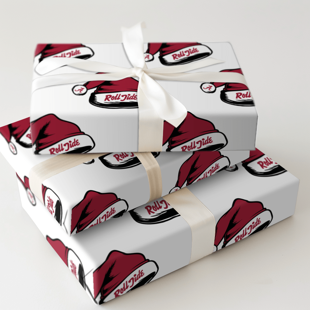 Santa Spirit Alabama A - Wrapping Paper - Aspen & Arlo
