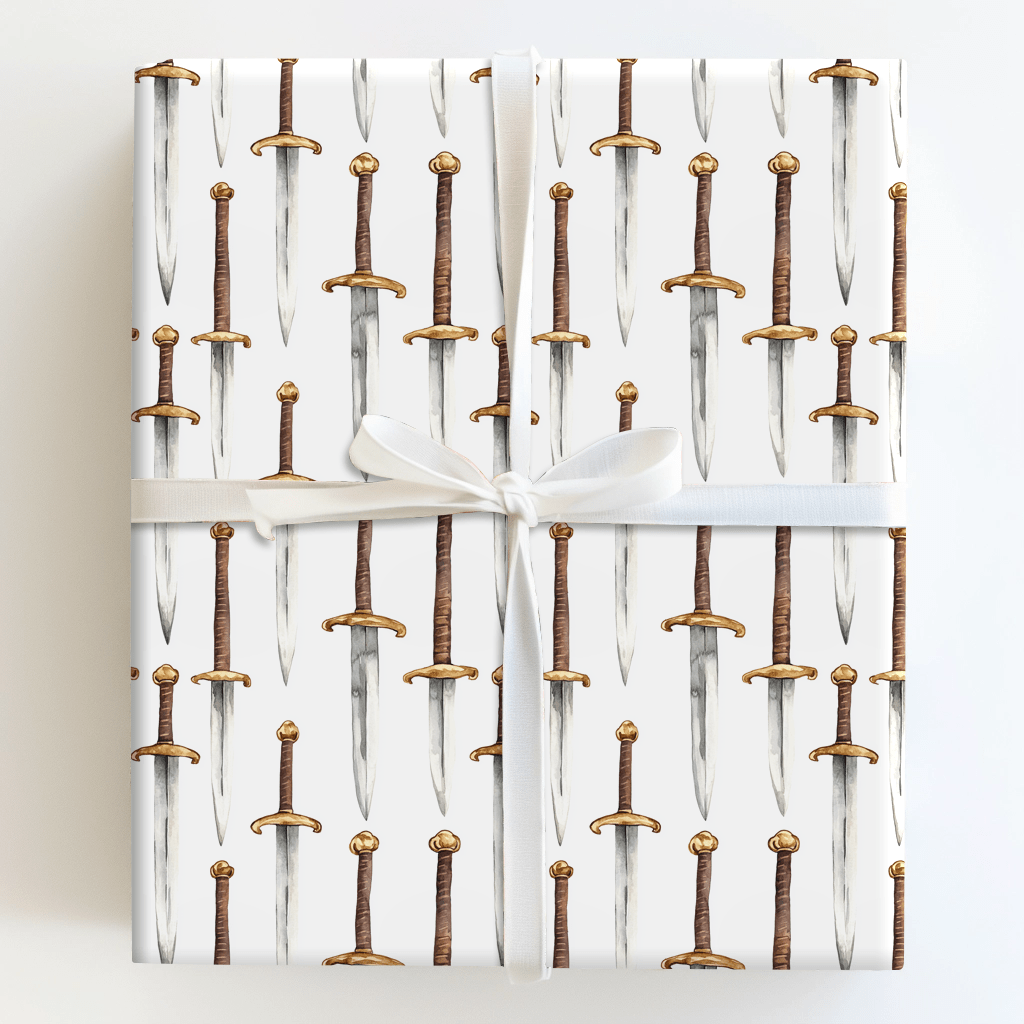 Sword Call Mate - Wrapping Paper - Aspen & Arlo