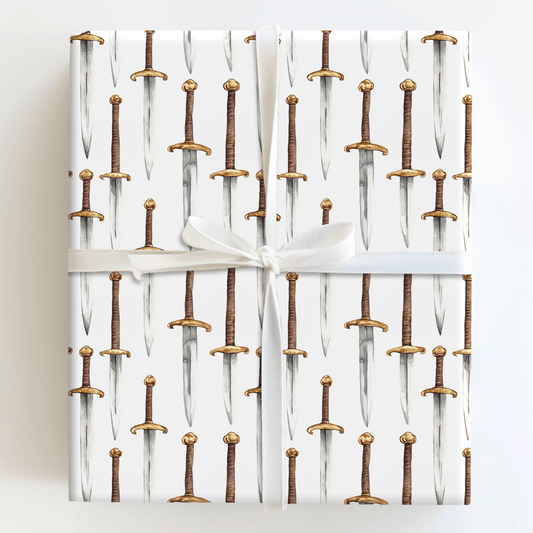 Sword Call Mate - Wrapping Paper - Aspen & Arlo