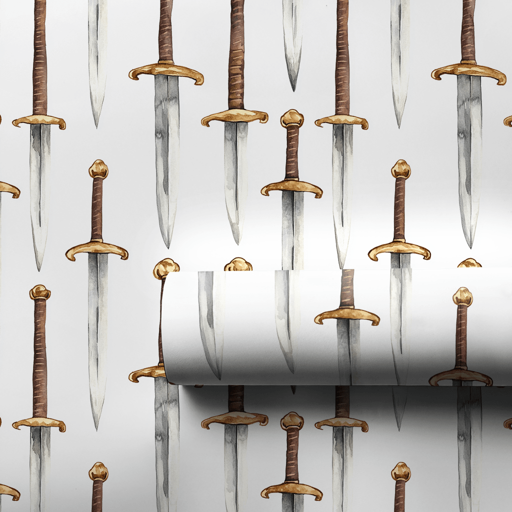 Sword Call Mate - Wrapping Paper - Aspen & Arlo