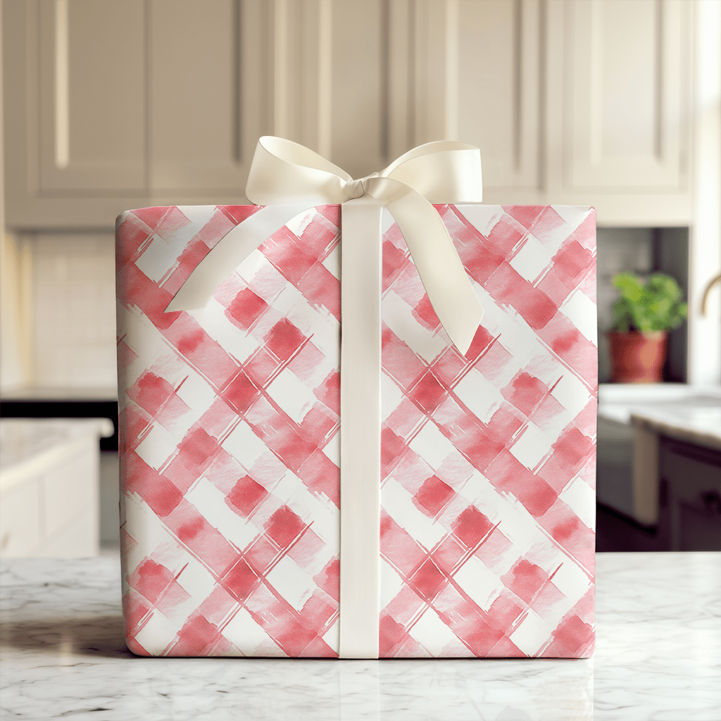 Lovestruck Plaid - Wrapping Paper - Aspen & Arlo