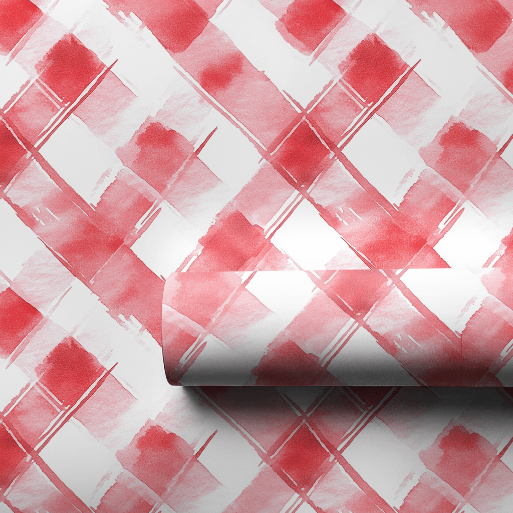 Lovestruck Plaid - Wrapping Paper - Aspen & Arlo