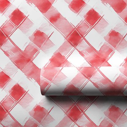Lovestruck Plaid - Wrapping Paper - Aspen & Arlo