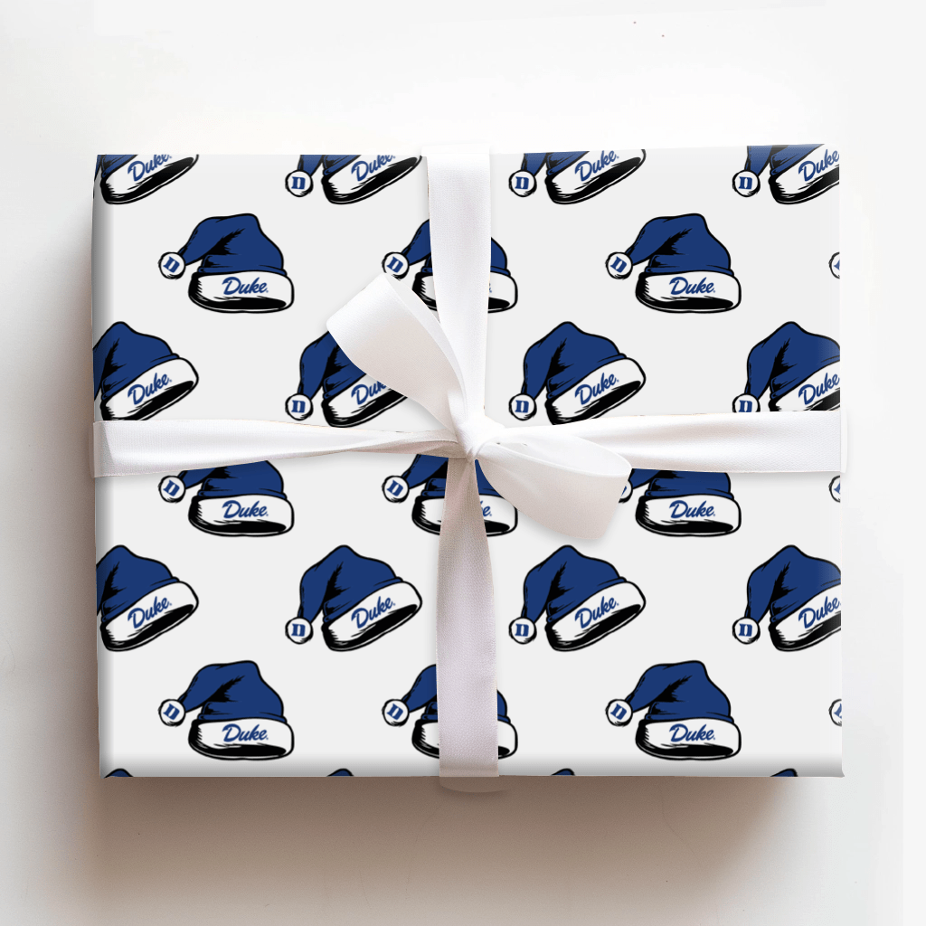 True Blue Claus - Wrapping Paper - Aspen & Arlo