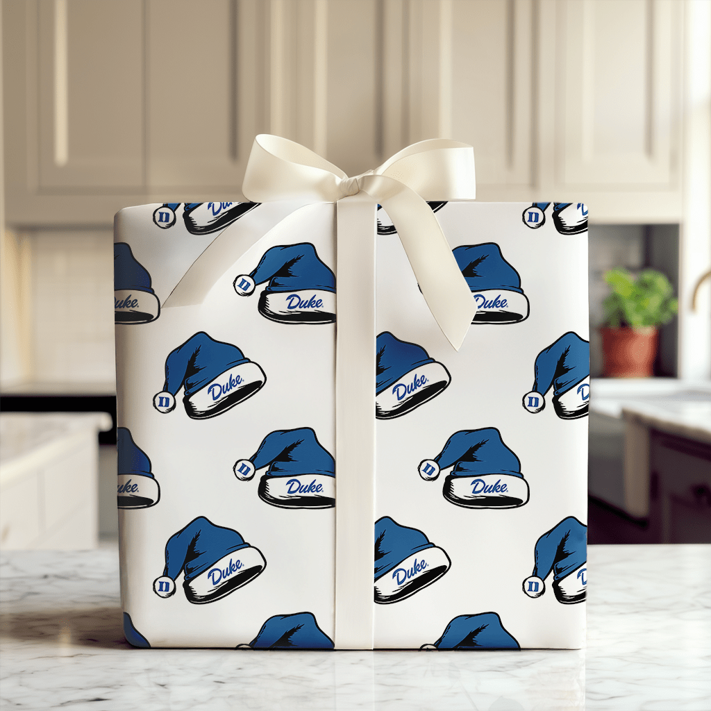 True Blue Claus - Wrapping Paper - Aspen & Arlo
