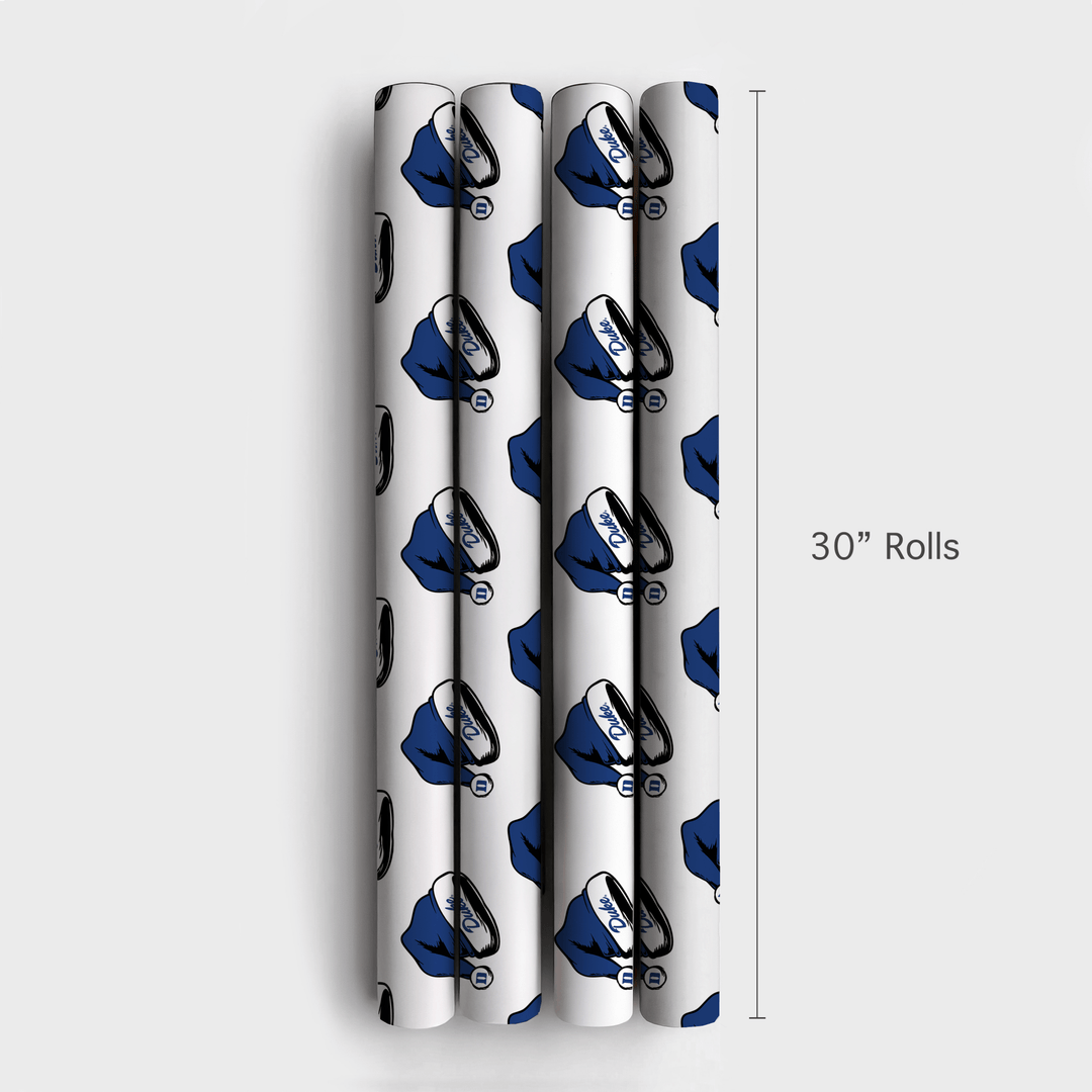 True Blue Claus - Wrapping Paper - Aspen & Arlo