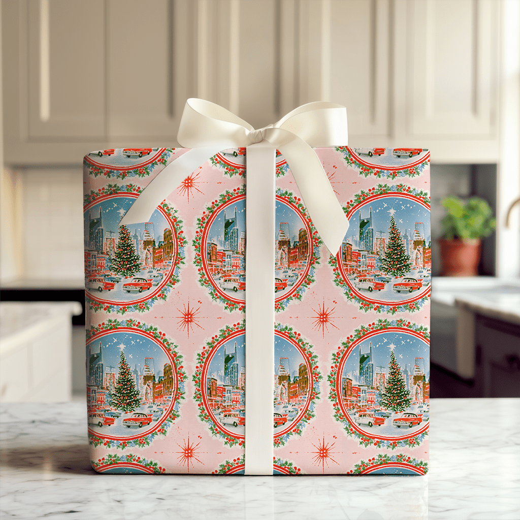 Music Row Glow - Wrapping Paper - Aspen & Arlo