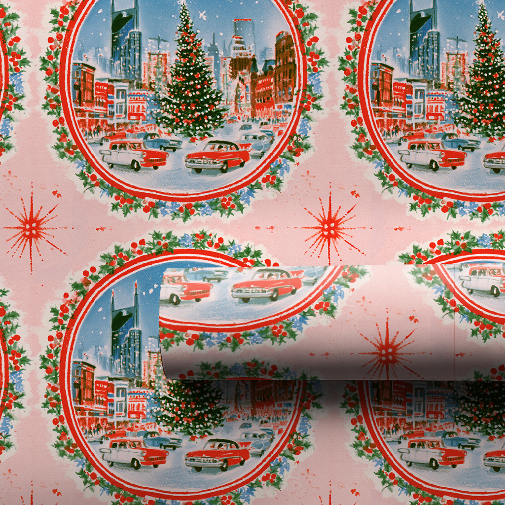 Music Row Glow - Wrapping Paper - Aspen & Arlo