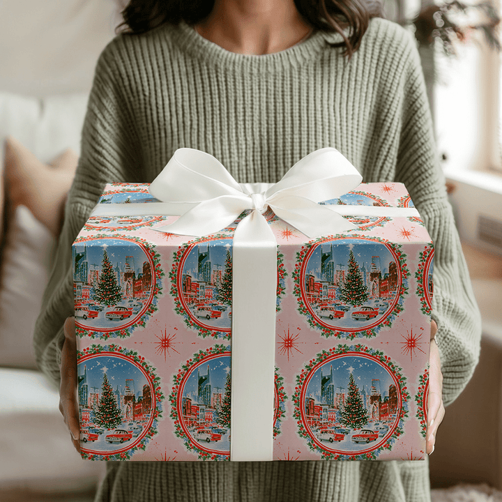 Music Row Glow - Wrapping Paper - Aspen & Arlo
