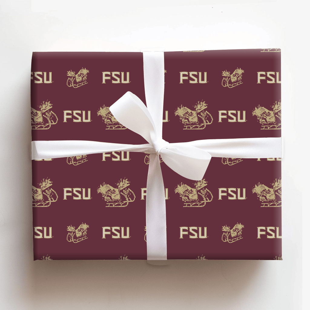 Sleigh FSU - Wrapping Paper - Aspen & Arlo