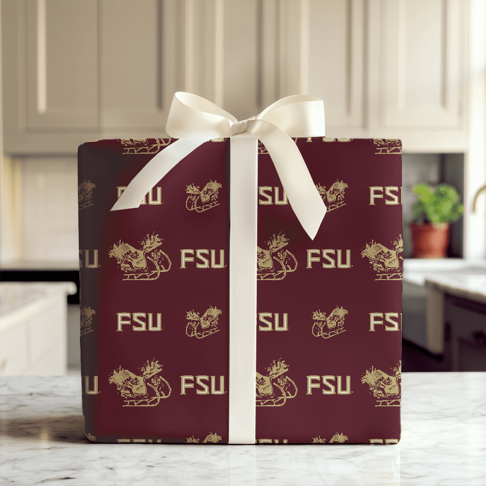 Sleigh FSU - Wrapping Paper - Aspen & Arlo