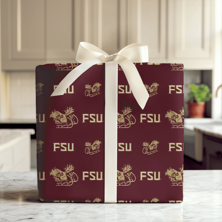 Sleigh FSU - Wrapping Paper - Aspen & Arlo