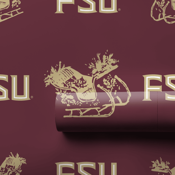 Sleigh FSU - Wrapping Paper - Aspen & Arlo