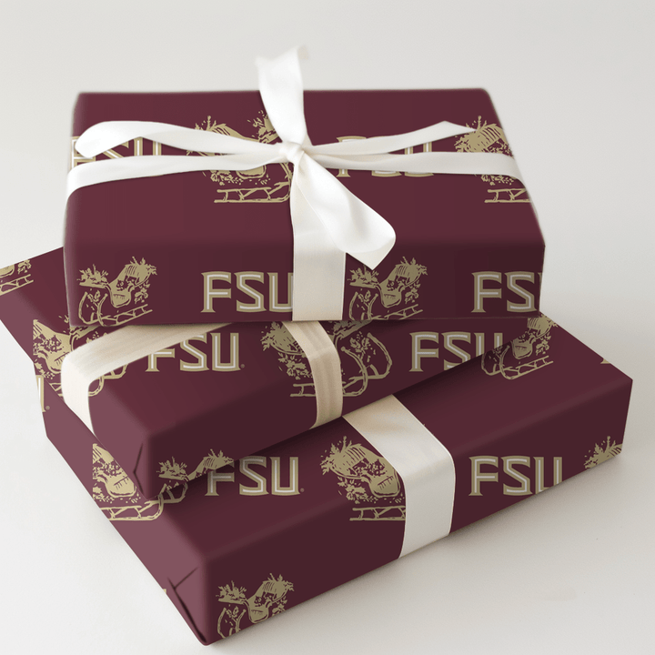 Sleigh FSU - Wrapping Paper - Aspen & Arlo