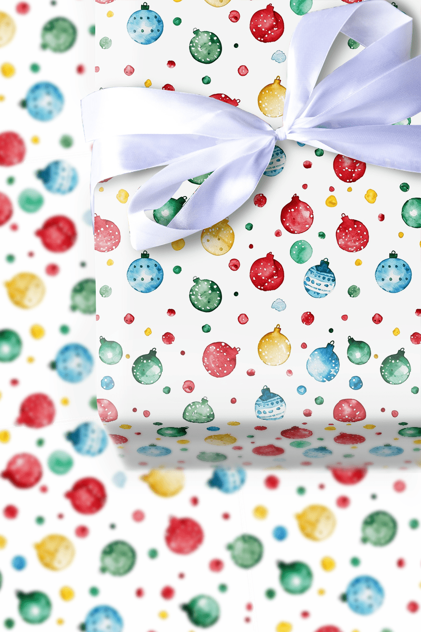 Ornament Overload - Wrapping Paper - Aspen & Arlo