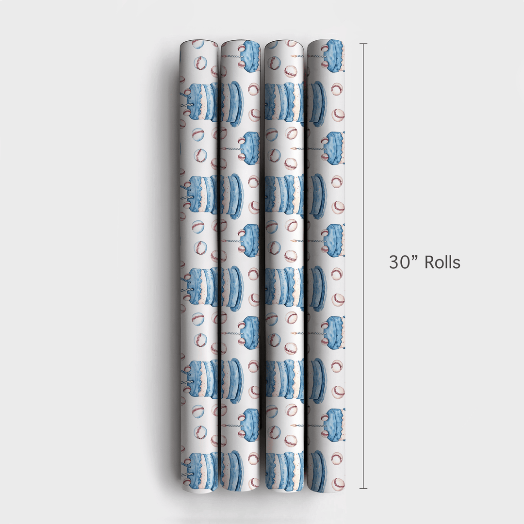 Fantastic Fastballs - Wrapping Paper - Aspen & Arlo