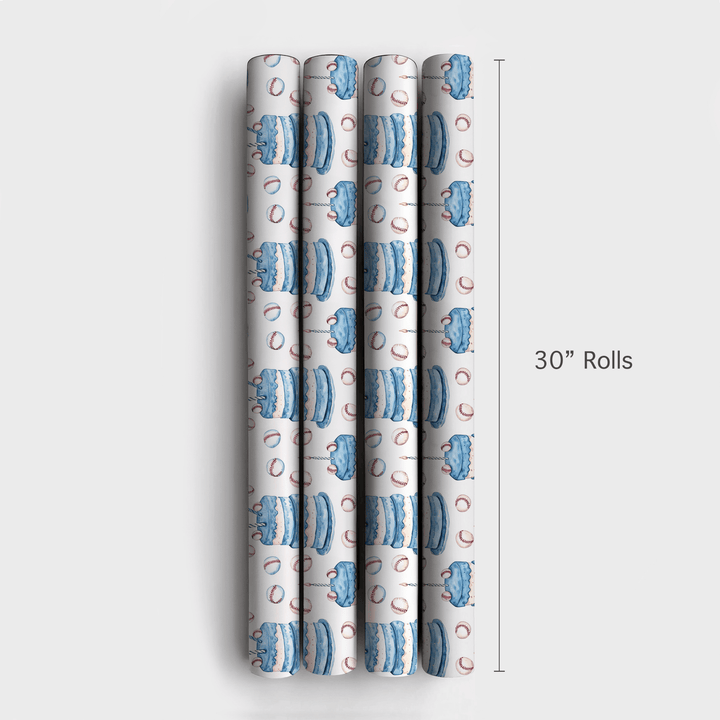 Fantastic Fastballs - Wrapping Paper - Aspen & Arlo