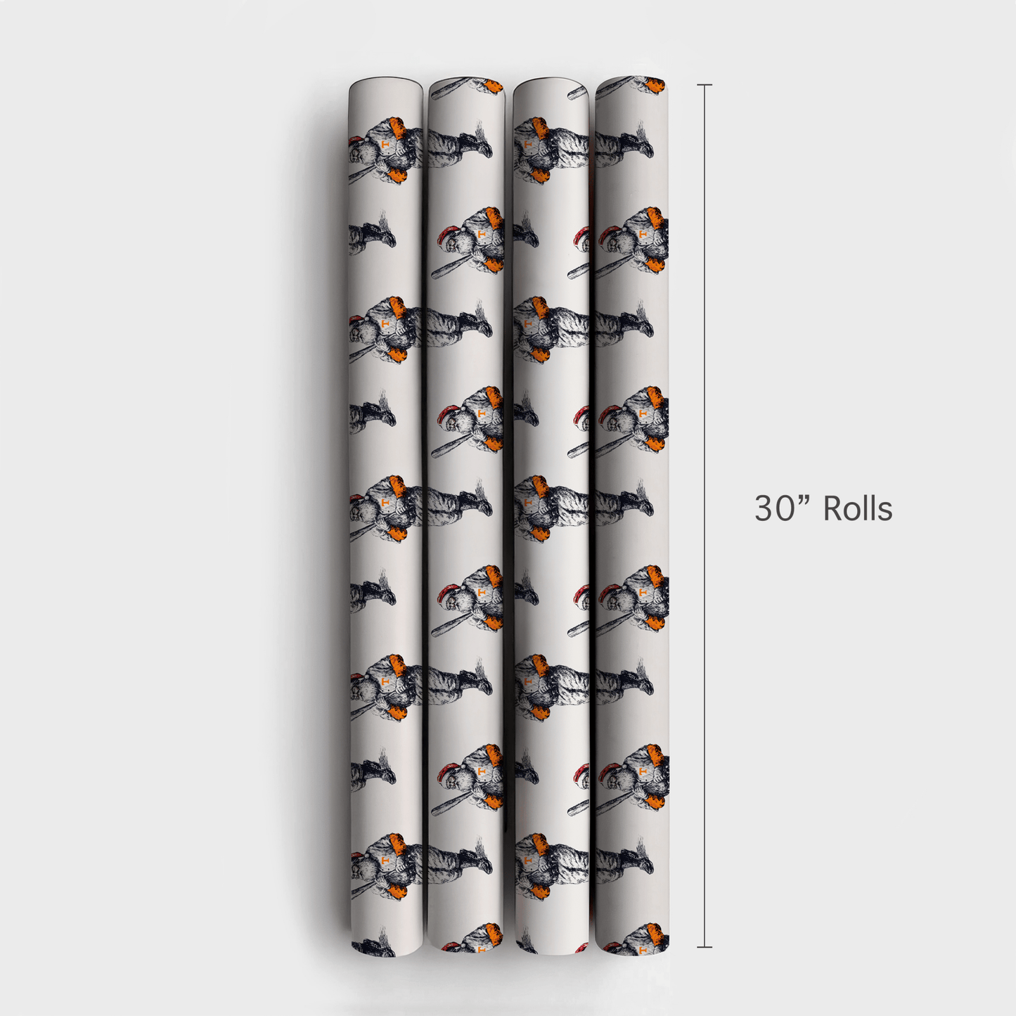 Santa Bats at Rocky Top - Wrapping Paper - Aspen & Arlo