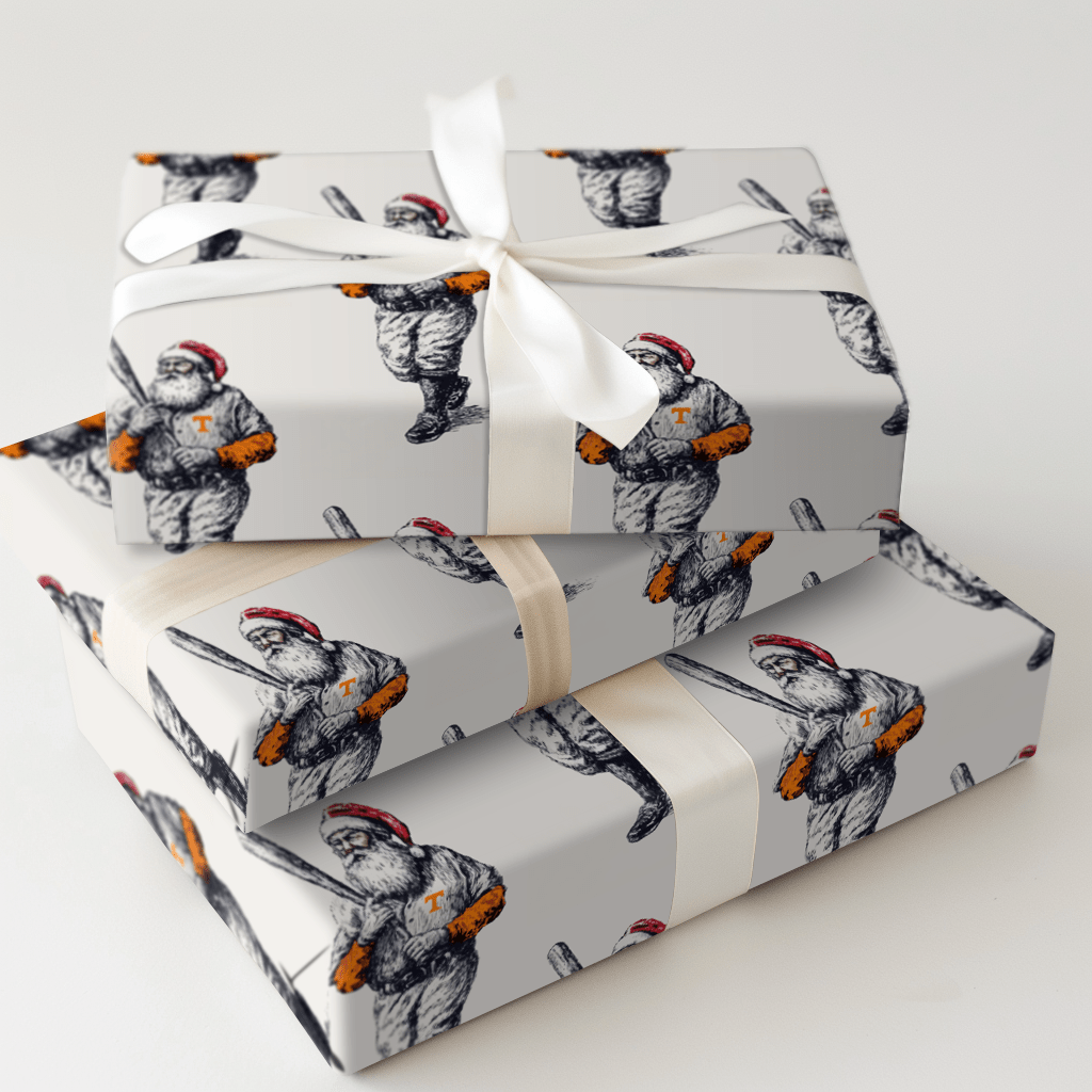 Santa Bats at Rocky Top - Wrapping Paper - Aspen & Arlo
