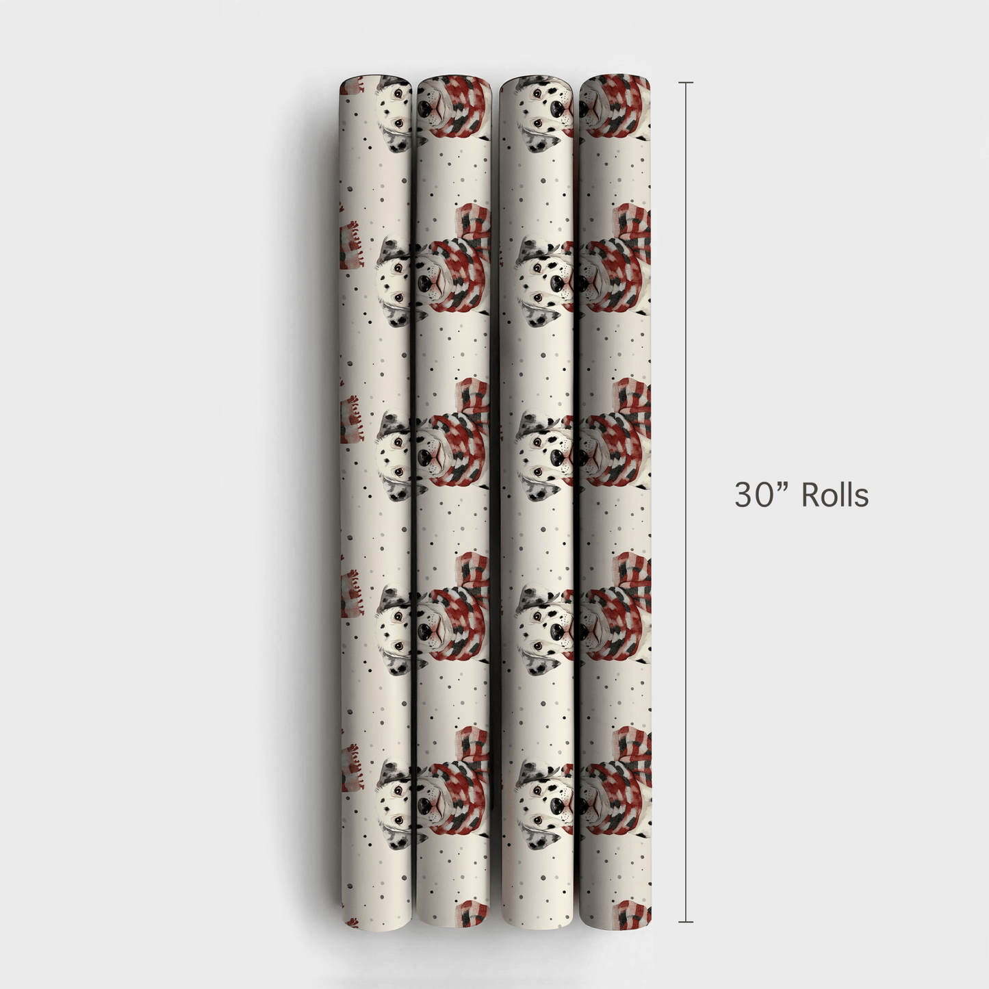 Bundle Up with the Dalmatian - Wrapping Paper - Aspen & Arlo