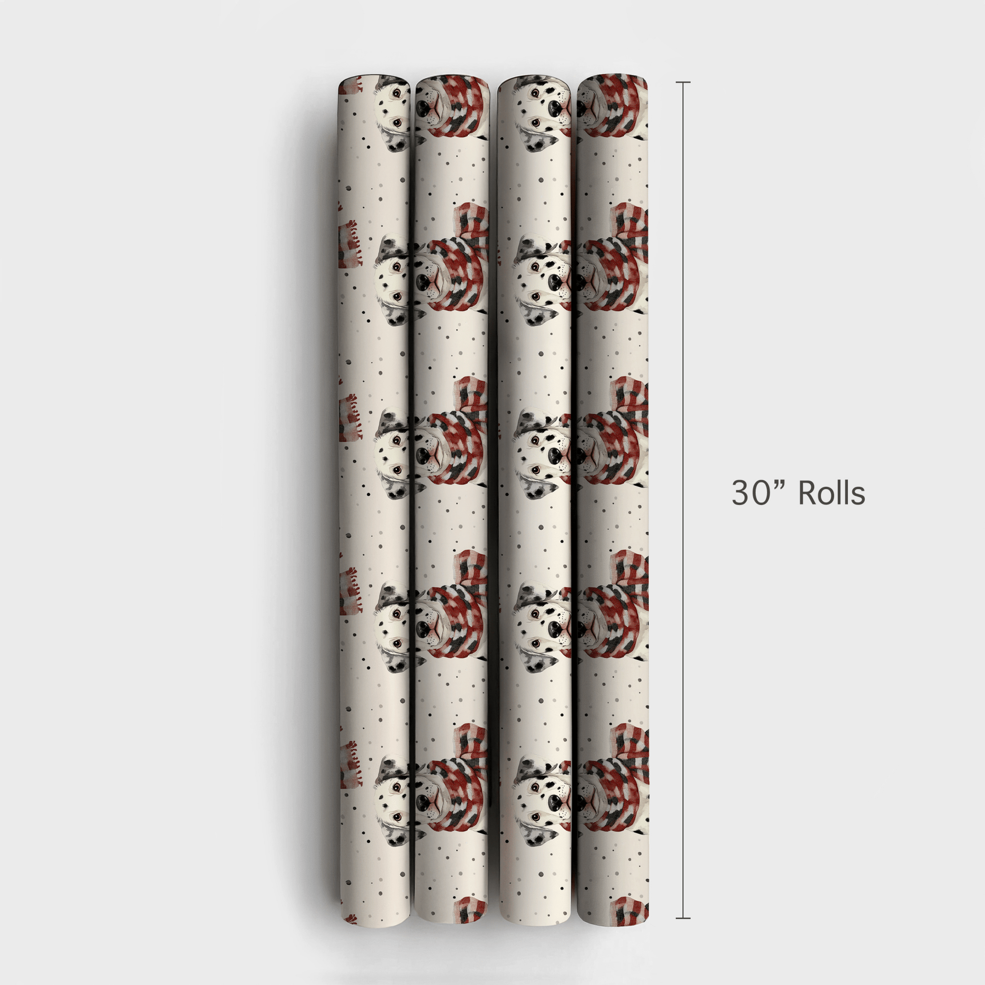 Bundle Up with the Dalmatian - Wrapping Paper - Aspen & Arlo