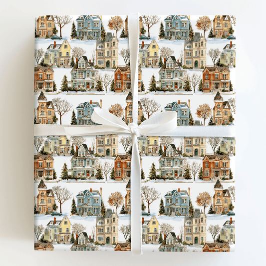 Grandmas Village - Wrapping Paper - Aspen & Arlo
