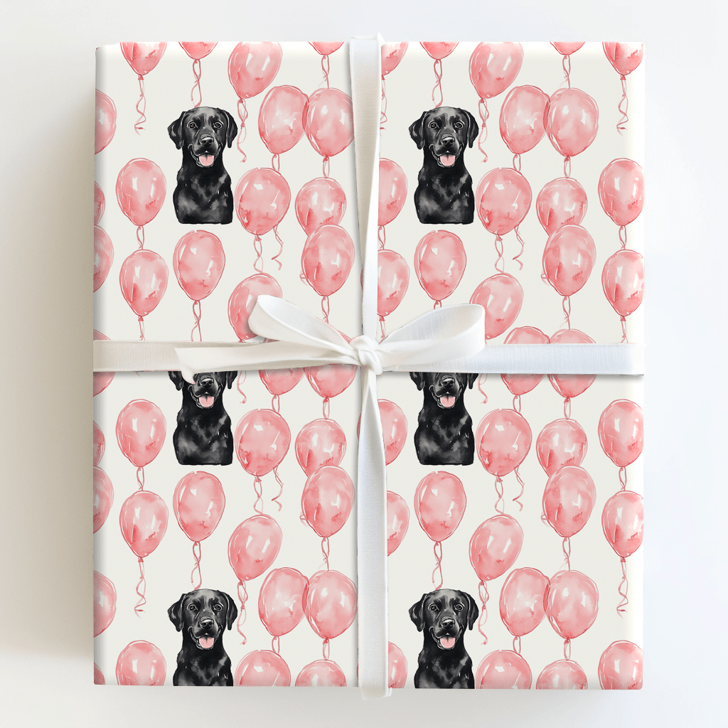 Blush Pup - Wrapping Paper - Aspen & Arlo