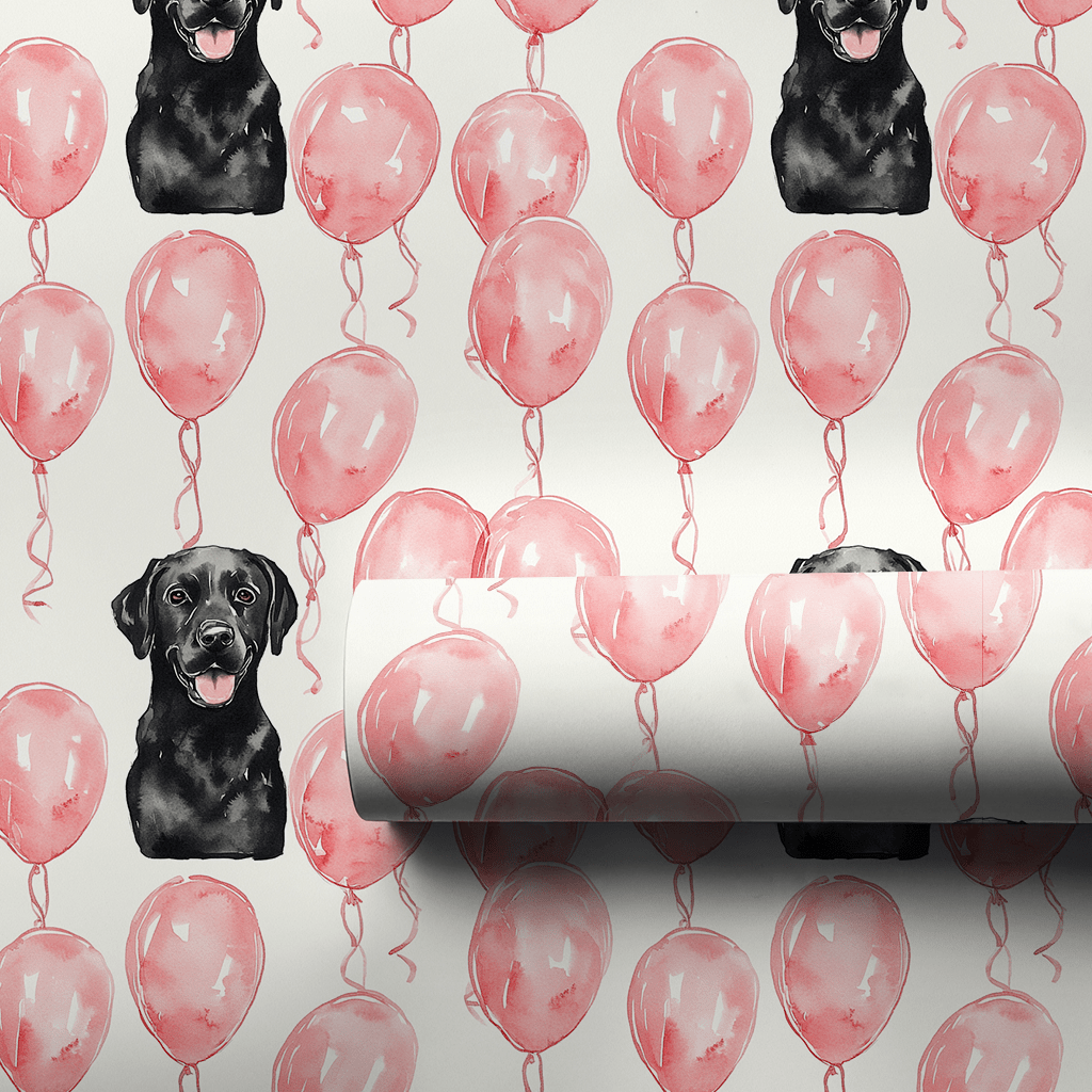 Blush Pup - Wrapping Paper - Aspen & Arlo