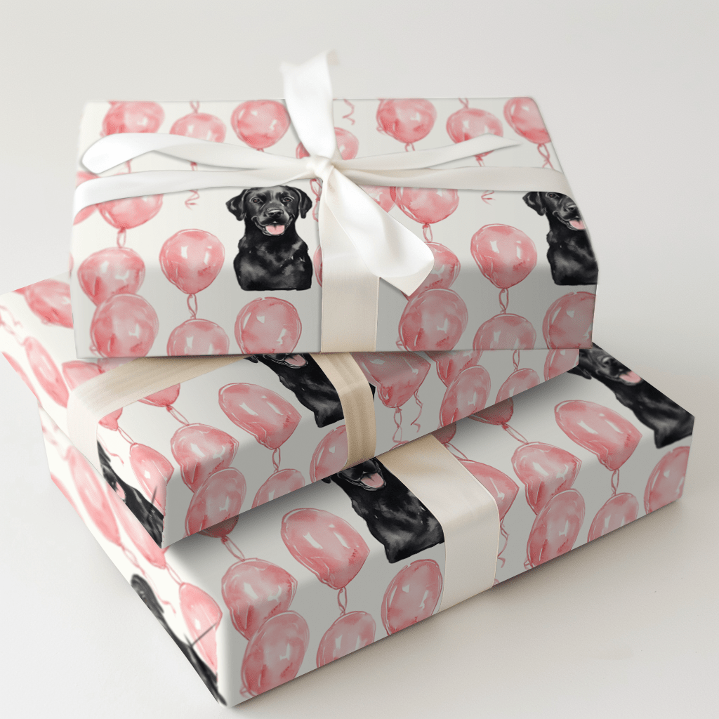 Blush Pup - Wrapping Paper - Aspen & Arlo