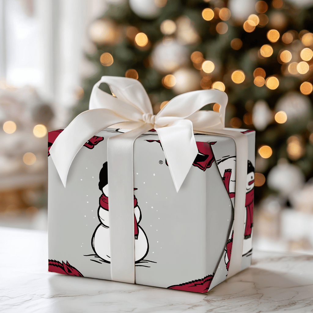 Snowman Razorback - Wrapping Paper - Aspen & Arlo