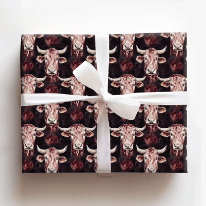 Rusty Horns - Wrapping Paper - Aspen & Arlo