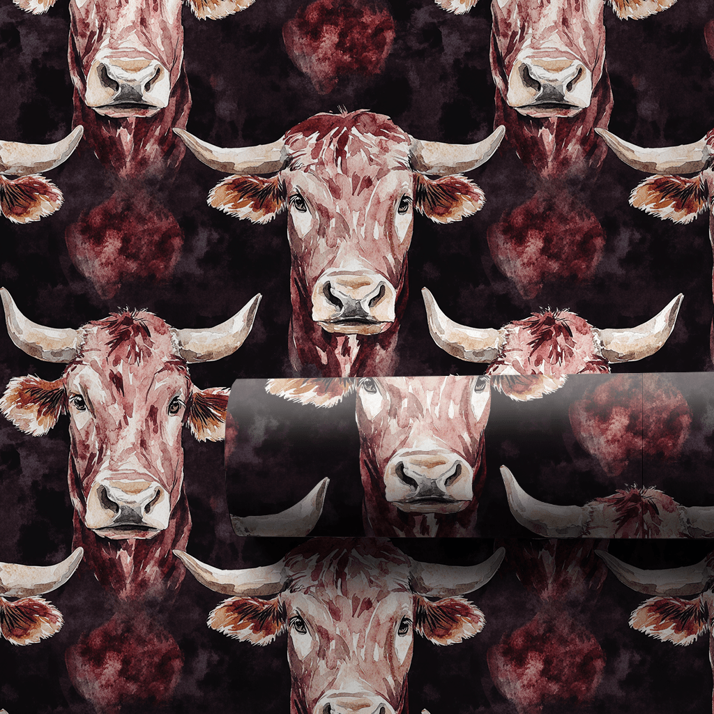 Rusty Horns - Wrapping Paper - Aspen & Arlo