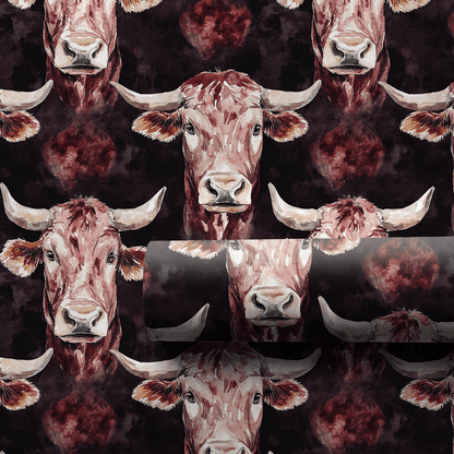 Rusty Horns - Wrapping Paper - Aspen & Arlo