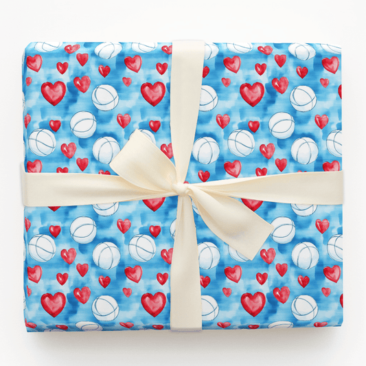 Love at First Set - Wrapping Paper - Aspen & Arlo