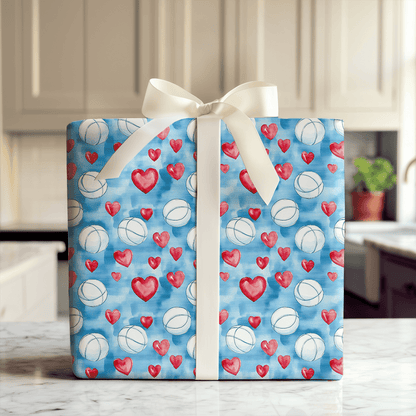 Love at First Set - Wrapping Paper - Aspen & Arlo
