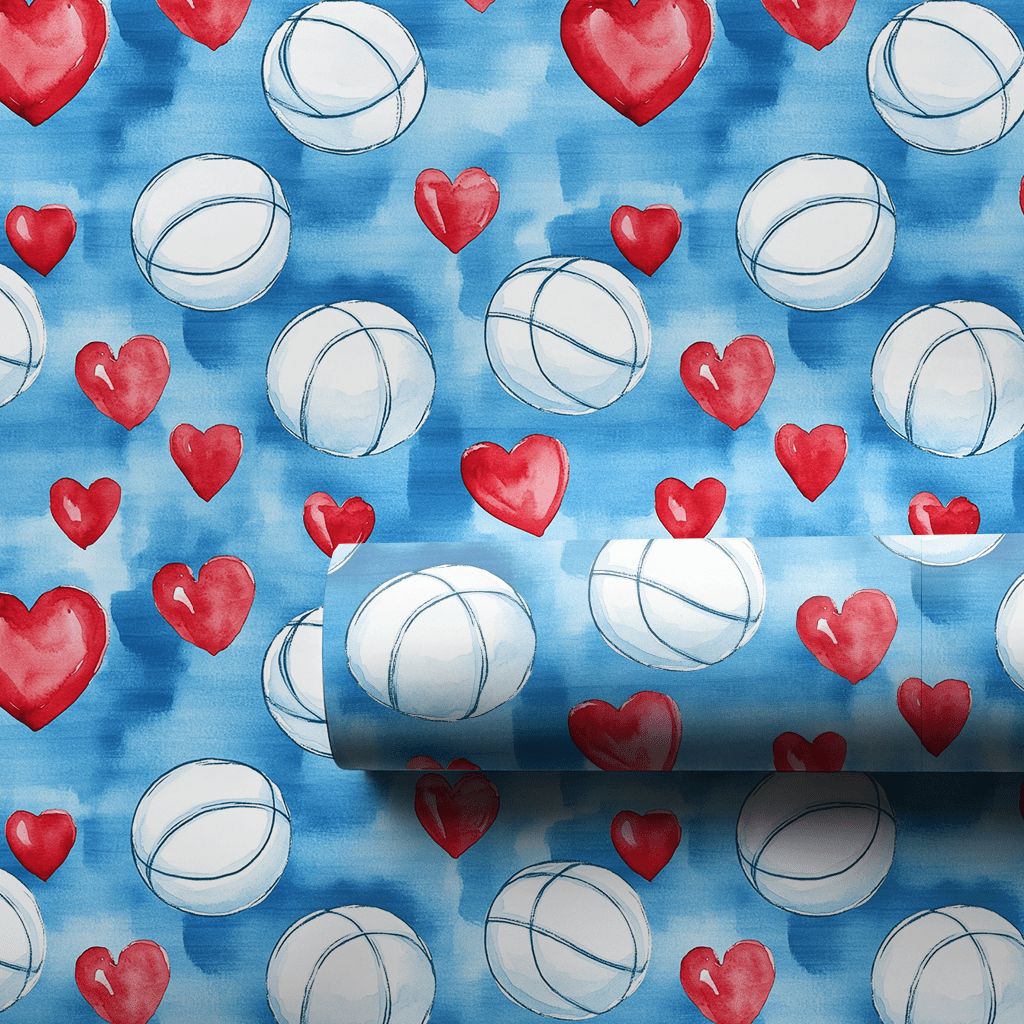 Love at First Set - Wrapping Paper - Aspen & Arlo