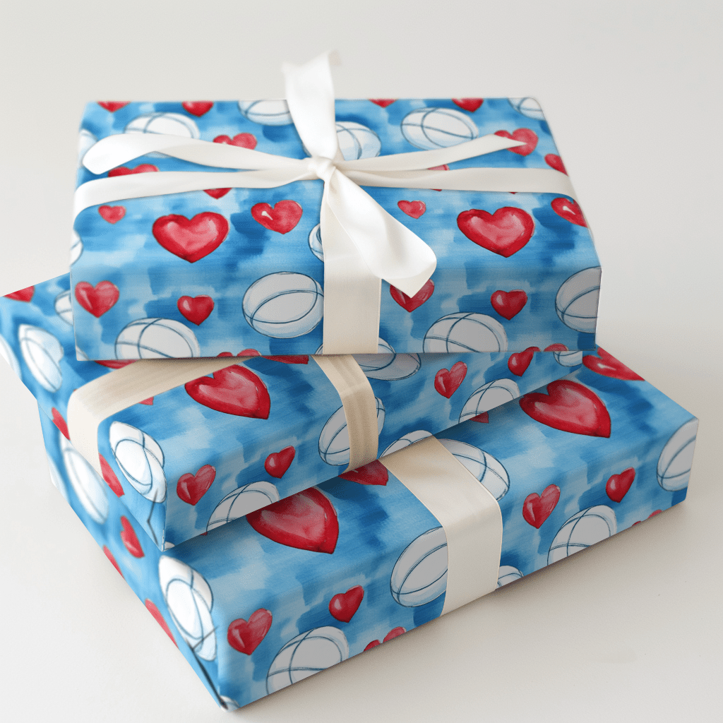 Love at First Set - Wrapping Paper - Aspen & Arlo