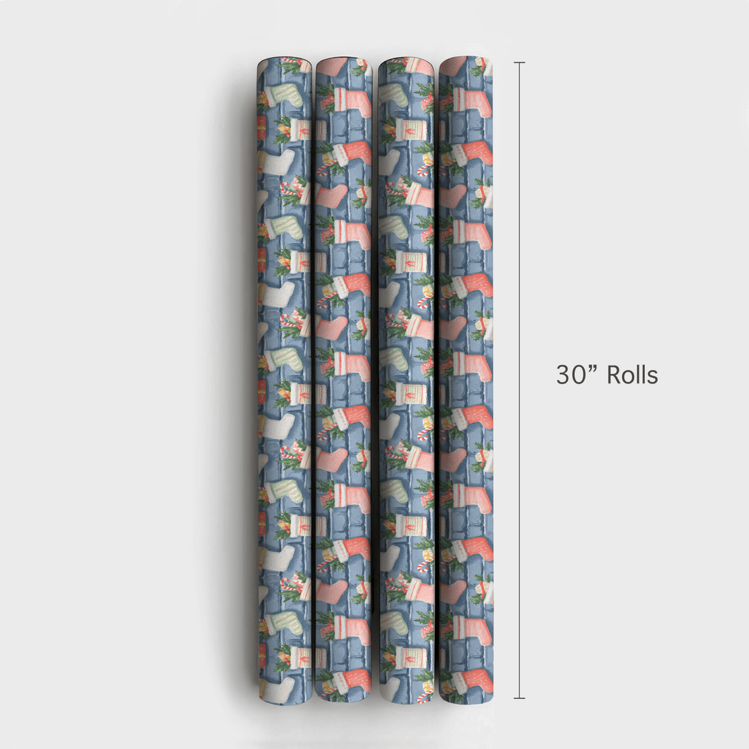 Stuffing Stockings - Wrapping Paper - Aspen & Arlo
