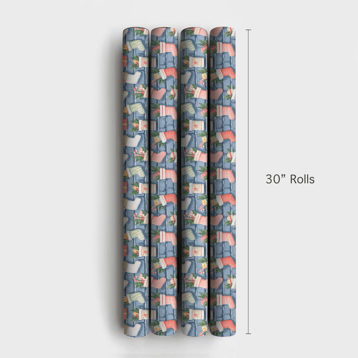Stuffing Stockings - Wrapping Paper - Aspen & Arlo
