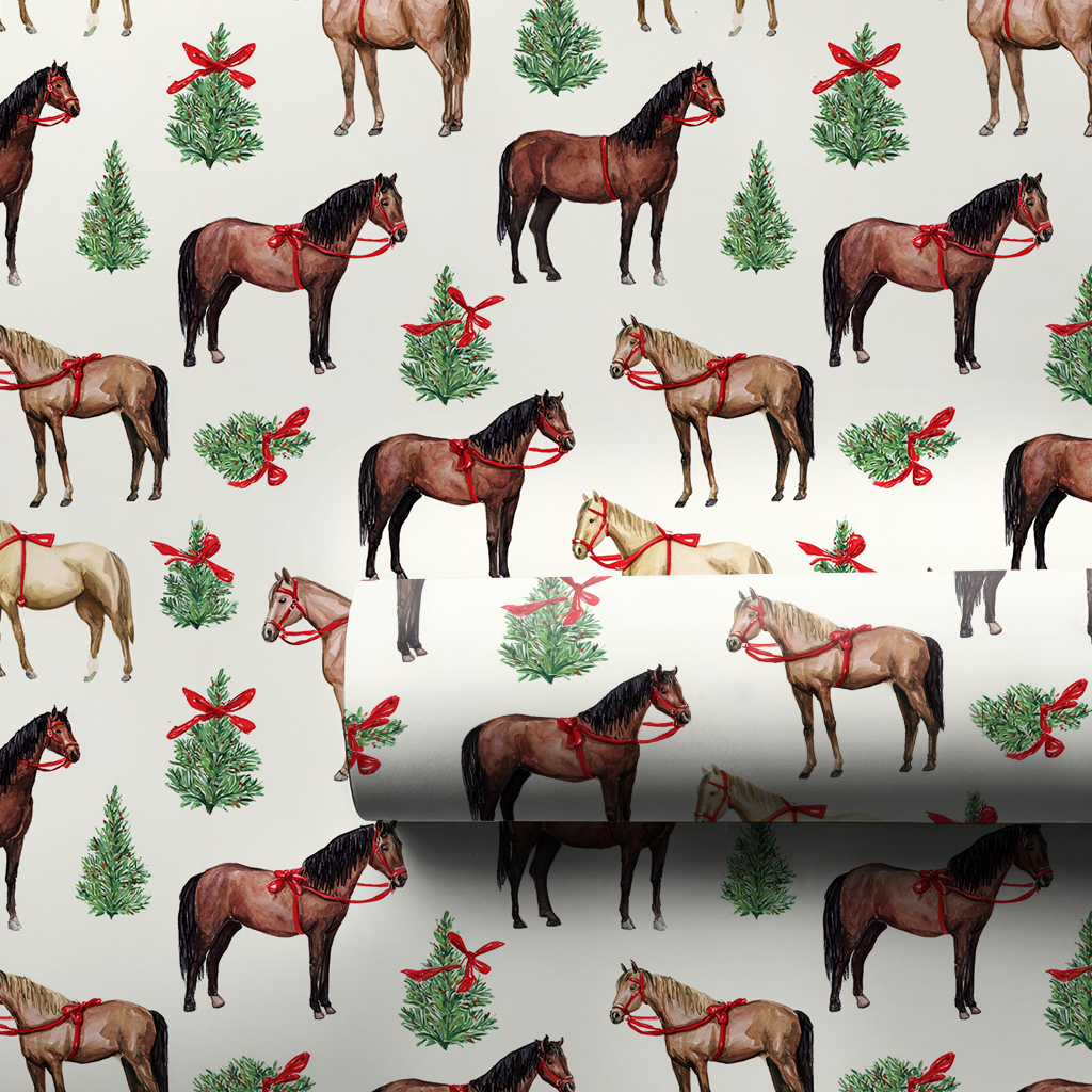 Ribboned Bay Horses