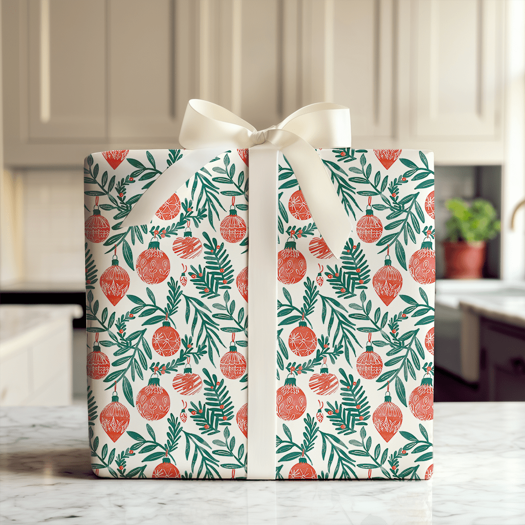 All Over Ornament - Wrapping Paper - Aspen & Arlo