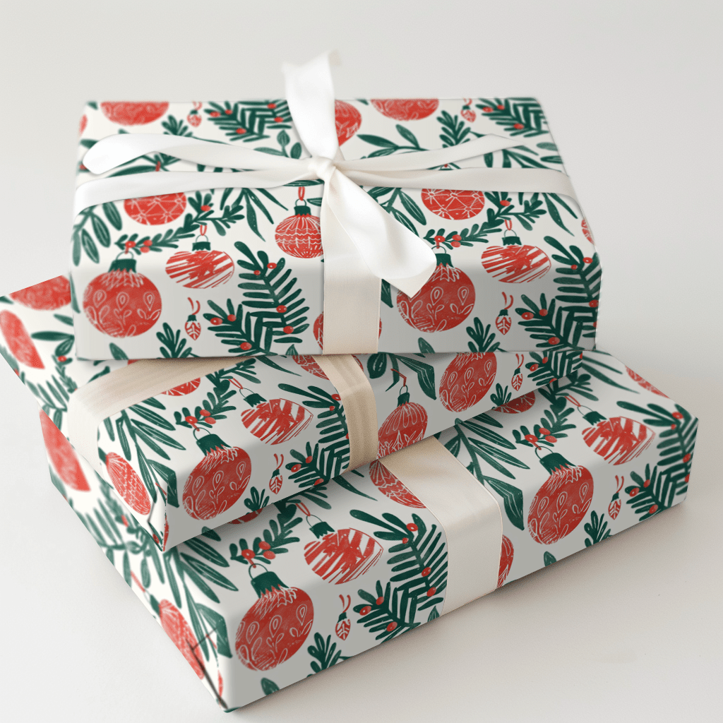 All Over Ornament - Wrapping Paper - Aspen & Arlo
