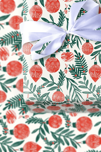 All Over Ornament - Wrapping Paper - Aspen & Arlo