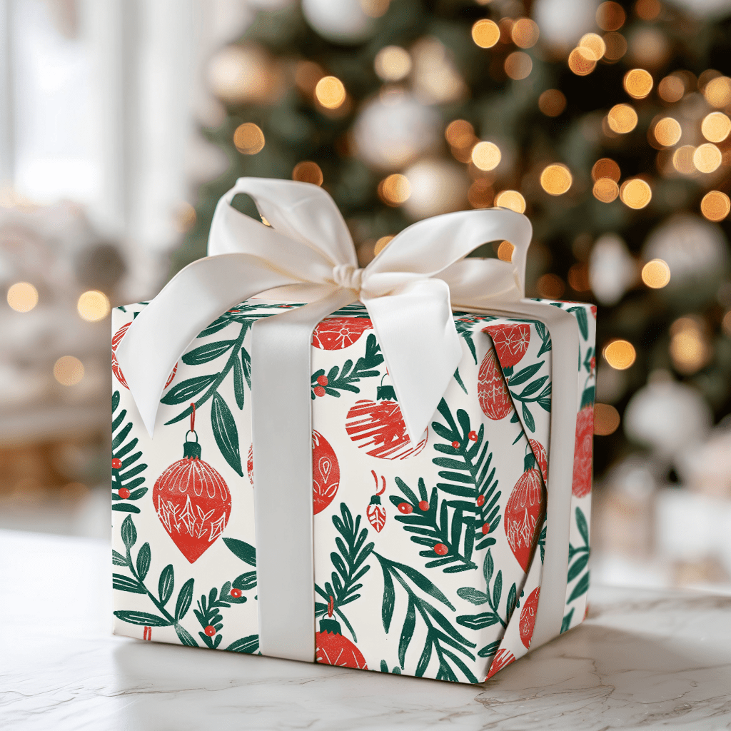 All Over Ornament - Wrapping Paper - Aspen & Arlo