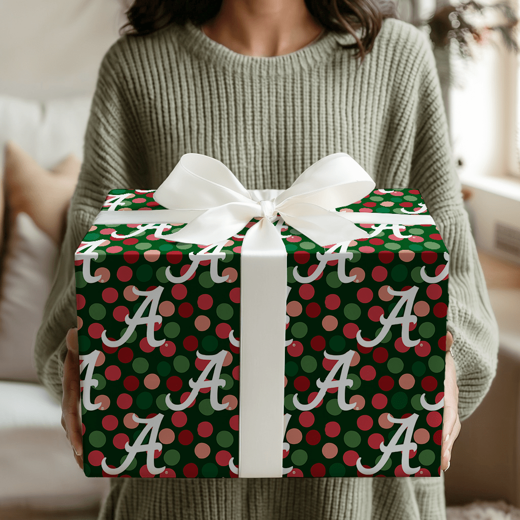 Alabama Winter Dots - Wrapping Paper - Aspen & Arlo